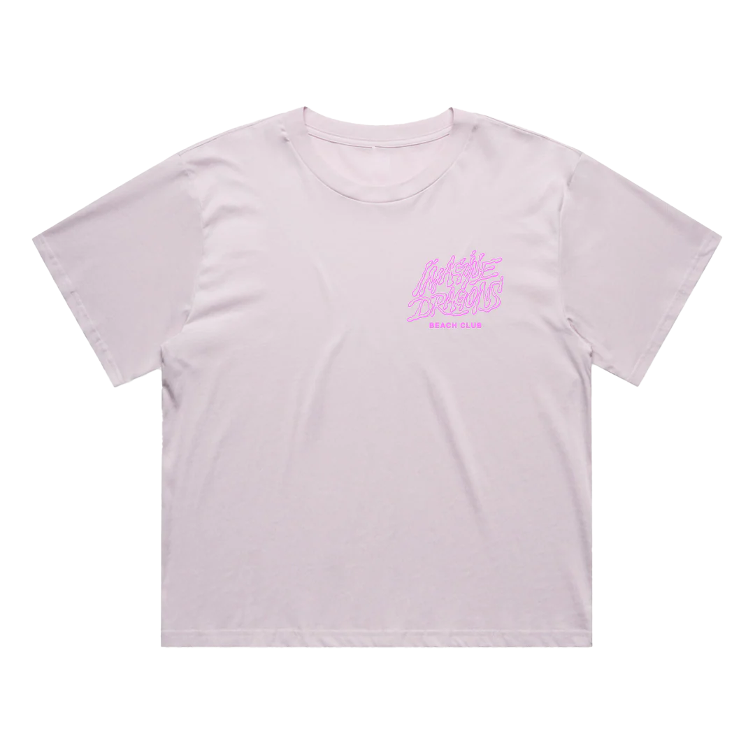 Beach Club Ladies Crop Tee