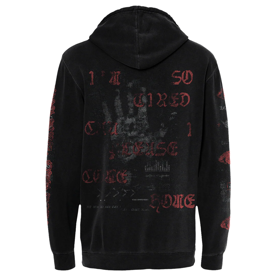 Crest Black Hoodie - Image 2