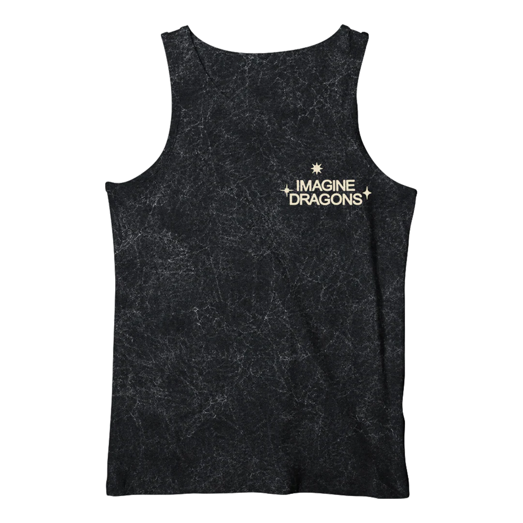Rainbow Laser Skull Mineral Dye Tank