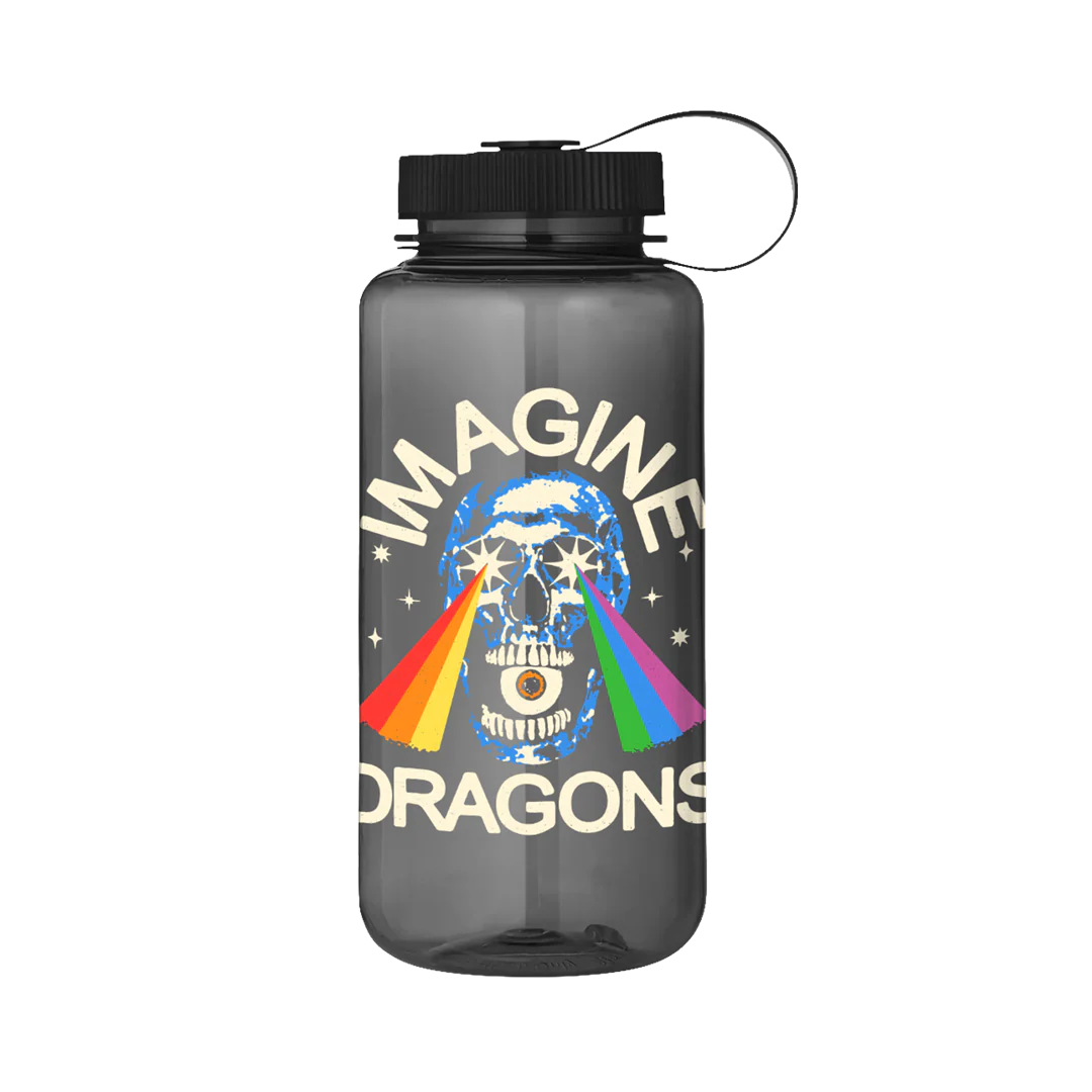 Rainbow Laser Skull Nalgene Water Bottle