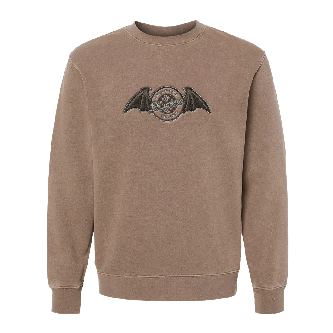 Wings Brown Crewneck